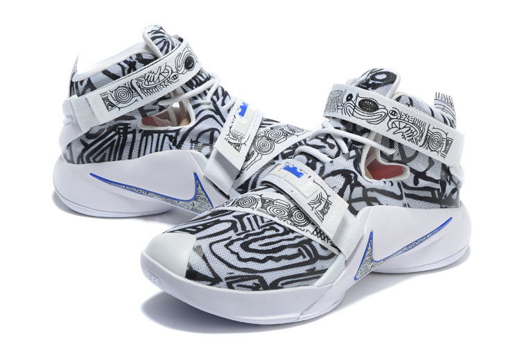 Nike LeBron Silider 9 Graffiti Basketball Shoes